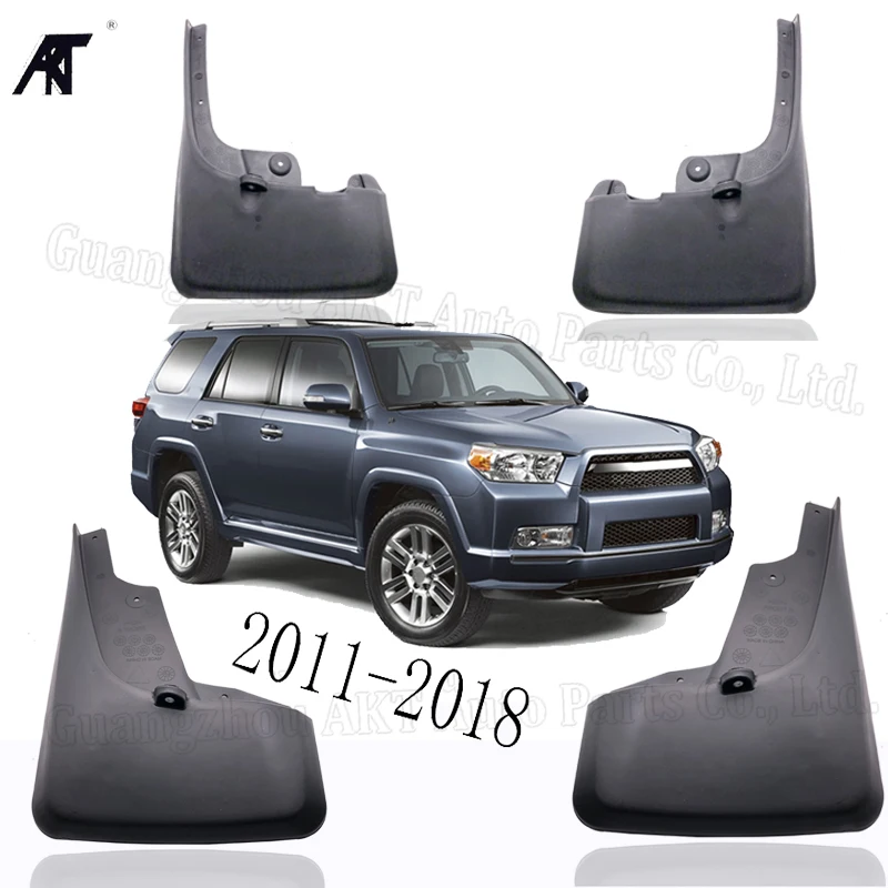 Брызговик для toyota 4runner 2010- PT769-89110 комплект литой Брызговики спереди и сзади брызговик