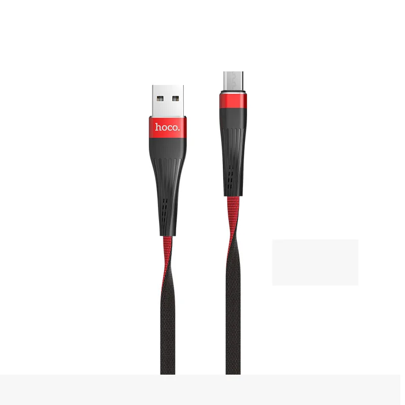 HOCO U39 24 шт./лот 1,2 м нейлоновый Прочный USB кабель для iPhone type-C кабель Micro кабель для samsung USB C провод зарядного устройства