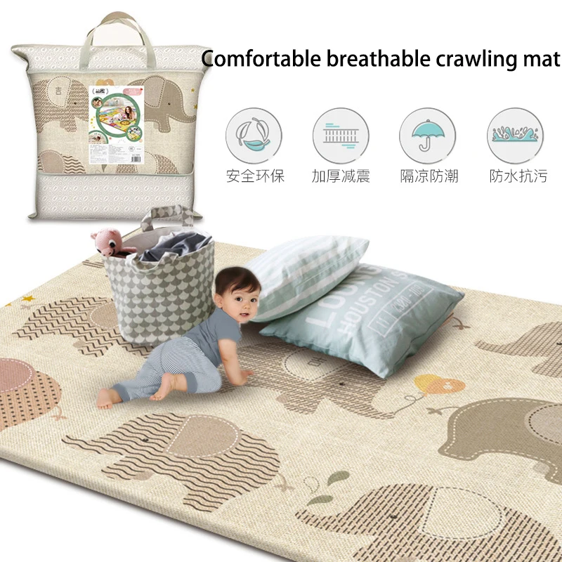 

Crawling Mat Infant Play Mat Toys Double-sided Non-slip Puzzle Children's Mat Thickened Infantil Baby Room Floor Carpet Rug