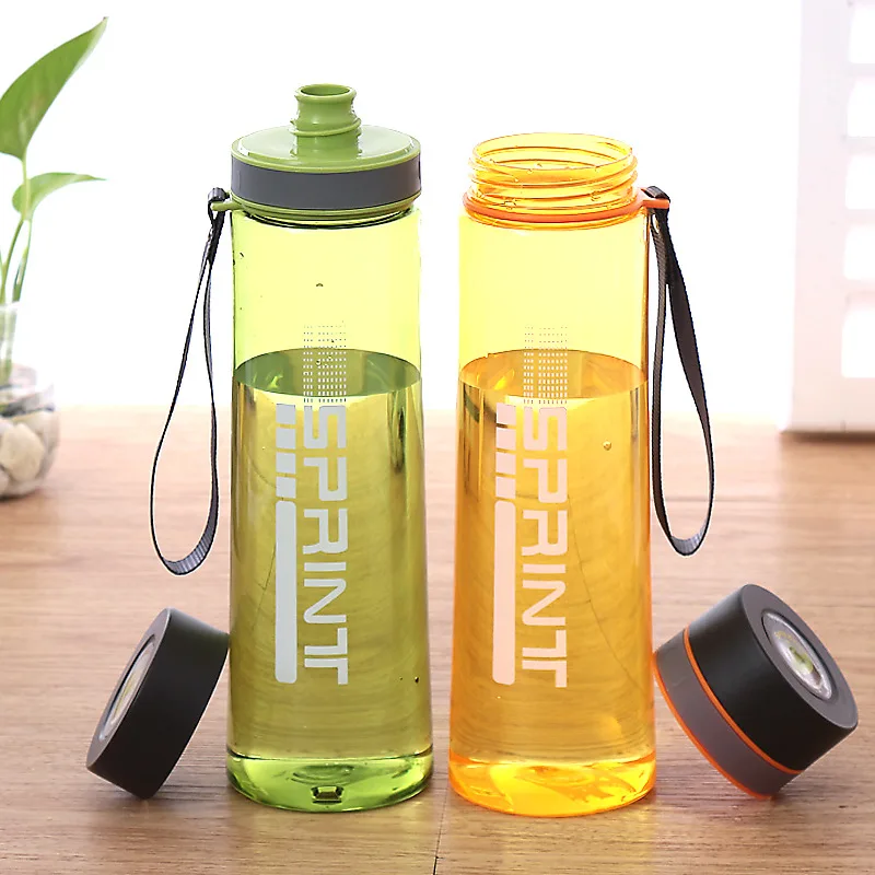 

Outdoor Large-Volume Dull Polish Glass 1000ml Portable Transparent Plastic Space Cup Students Military Training Sports Bottle