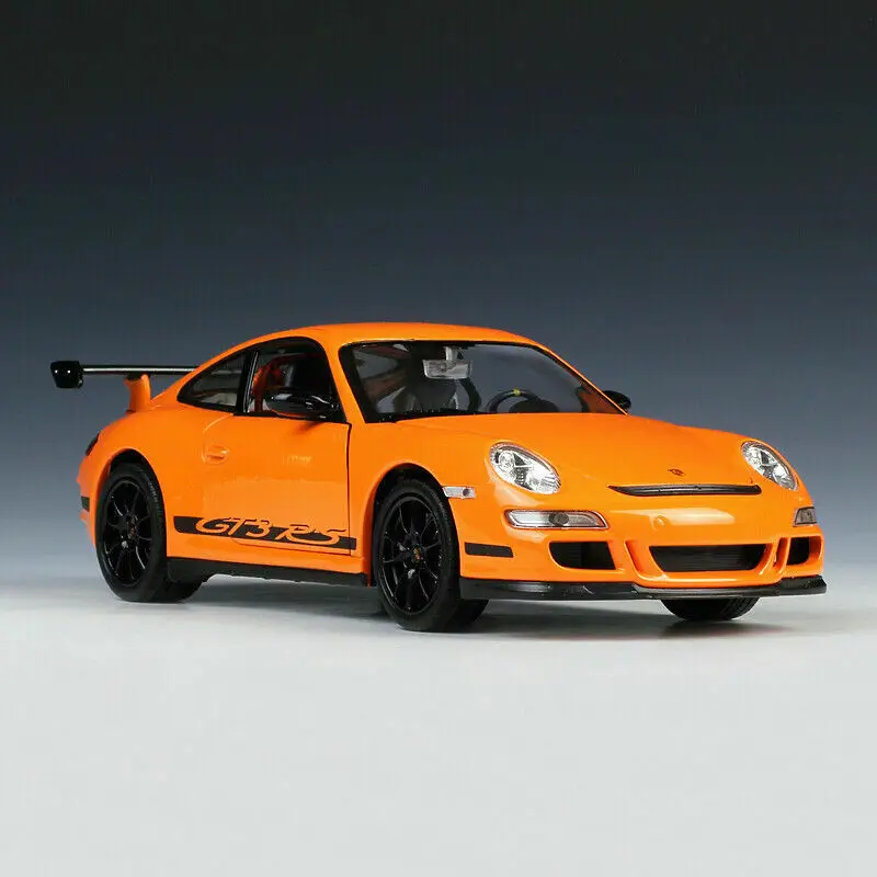 Welly 1:24 Porsche 911 GT3 RS 997 литья под давлением Модель гоночного автомобиля Новый в