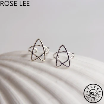 

Korean 925 Sterling Silver Star Shape Ear Cuff Ear Clip Earrings for Women Men Ear Cartilage Earrings Fine Jewelry RL59