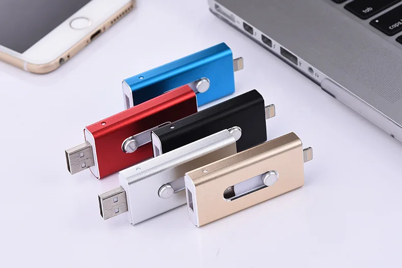 Usb флеш-накопитель для iPhone 6/6s/6plus/7/7plus/8/X Usb/Otg/Lightning 2 в 1 флеш-накопитель для iOS внешних устройств хранения