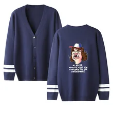 Забавные странные вещи кардиган свитер бренд Мужчины/Женщины Мода Высокое качество свитер странные вещи свитер весна осень тонкий