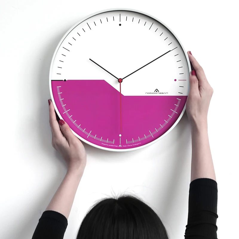 Style 10 Nordic Large Wall Clock Metal Living Room Silent Modern Simple Luxury Wall Watch Mechanism Hidden Stash Reloj Cocina Decor SC319 - Цвет: Style 10