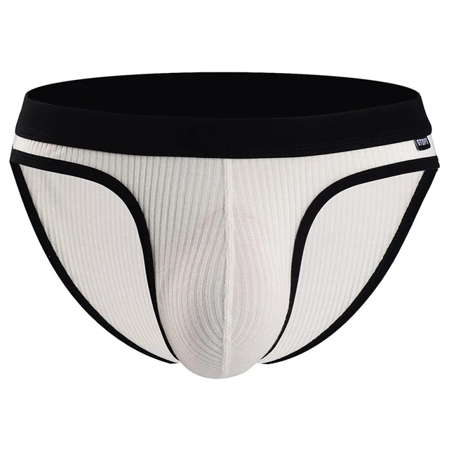 2021 Brand New Sexy Men's Underwear Calzoncillos Hombre Slip Male Modal Panties Male Ropa Interior Hombre Man U Convex Underpant white