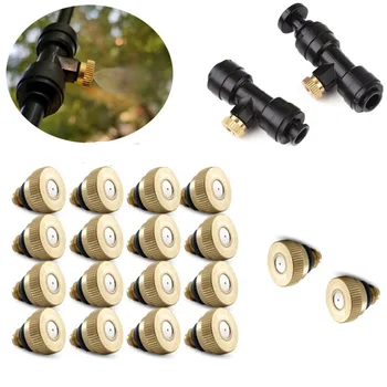 

30x 20x 1/2" Misting Cooling Nozzles T Connect Slip Lock Kit Fog Nozzles For Patio Misting System Outdoor System Garden Mister