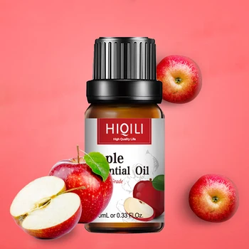 

HIQILI Apple Fragrance Oil 10ML Diffuser Aroma Essential Oil Musk Passion Fruit Coconut Mango Watermelon Cherry for Soap Candle