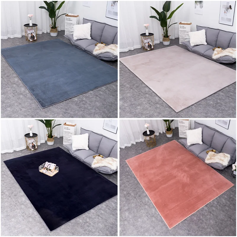 

Carpet, bedroom, bedside blanket, rabbit like wool, floating window blanket, large living room, tea table blanket