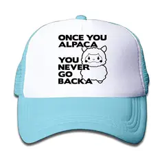 Как только вы Lpc вы никогда не ходите BCK бейсболка Регулируемая Кепка водителя грузовика для детей