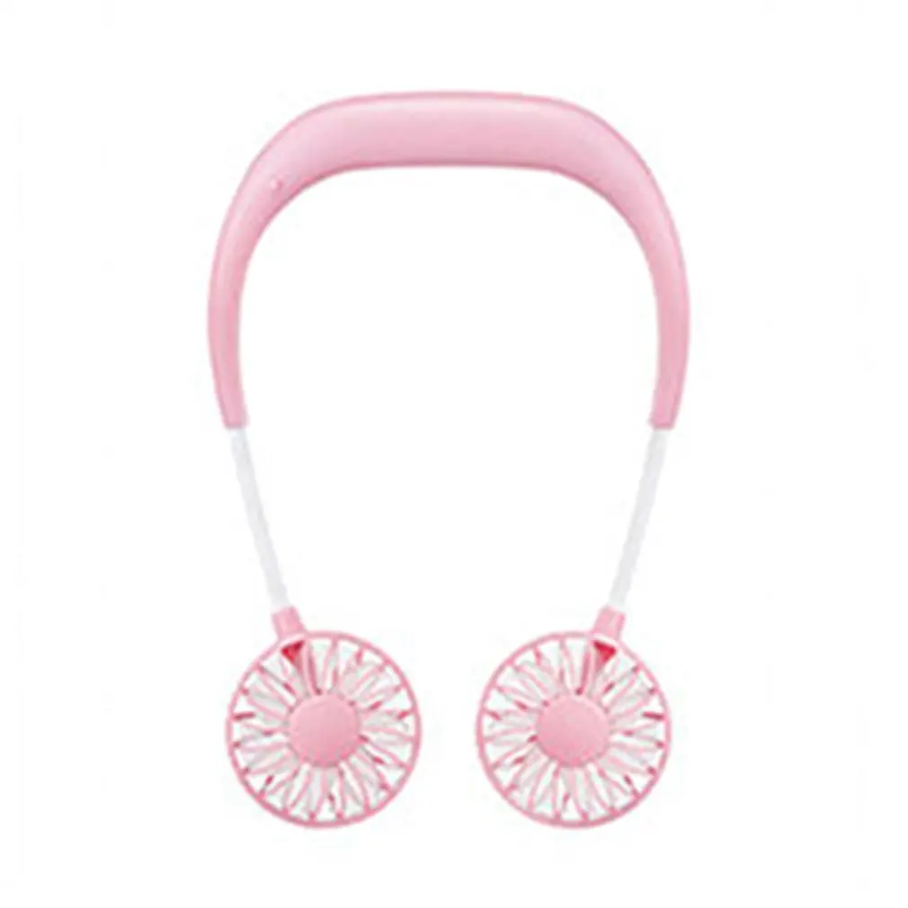 USB с двойной головкой подвесной круглый тихий портативный ручной электрический