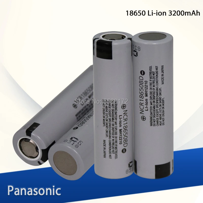 Литий-ионные аккумуляторы Panasonic NCR18650BD 18650 3 7 в 3200 мАч | Электроника