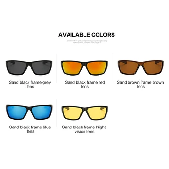 2020 New Cool Biker Sunglasses Women Men Outdoor Sports Flat Top Polarized Sunglasses Fishing Running Golf Sun Glasses 3