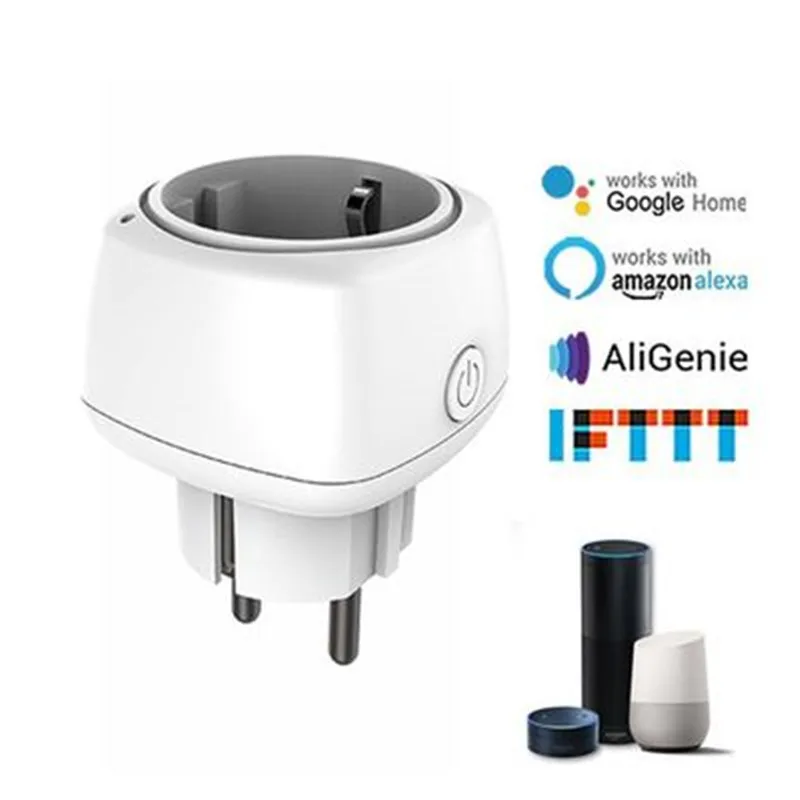 Smart WiFi Plug Adaptor 13A Remote Voice Control Socket Outlet Timing Function work with IFTTT Amazon Alexa Google Home Tuya