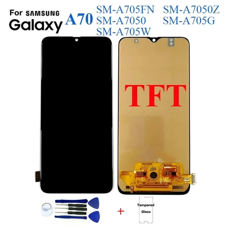 Для Samsung A70 A705 SM A705FN дисплей ЖК экран Замена для A7050 дигитайзер в сборе Сенсорная панель модуль|Экраны
