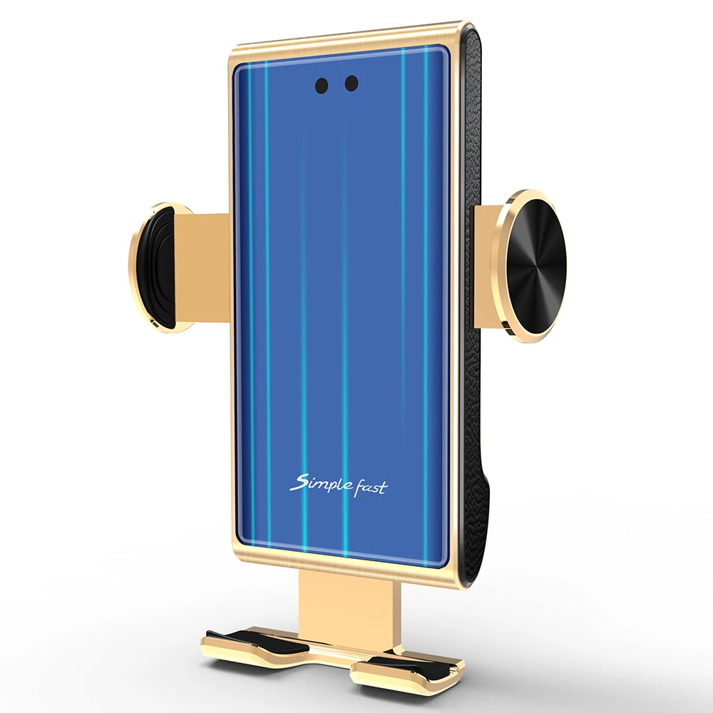 

Automatic Clamping Wireless Car Charger ForiPhone 11 pro 11 forSamsung S20 S10 Three Axes Association Qi Fast Charge Car Phone