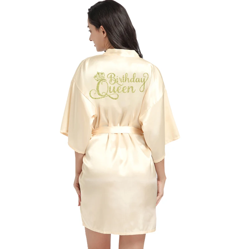 香槟色 birthday queen 金色