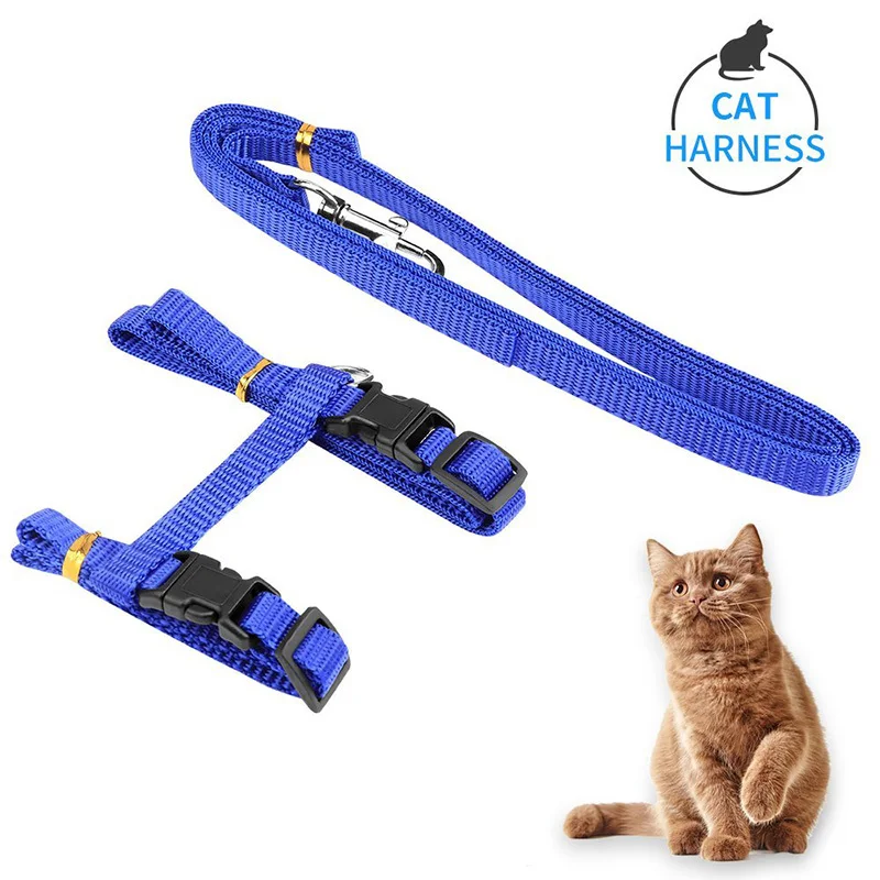 

Adjustable Nylon Rope Harness And Leash Set Pet Dog Puppy Cat Walking Lead Harness Chest Strap For Small Dogs Pet Accessories