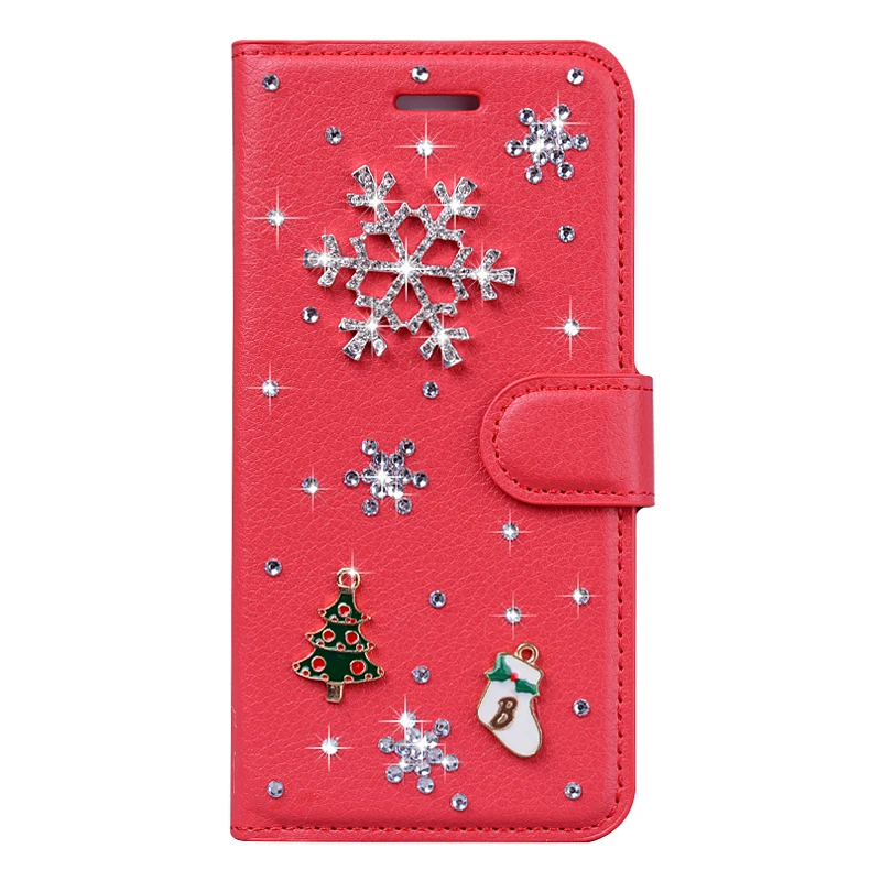Из искусственной кожи рождественские подарки для Red mi Примечание 8 7 6 5 Go Pro K20 6A 7A 5A