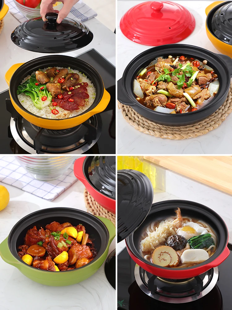 Кастрюля, кастрюля, рисовый суп, лапша, камень, кастрюля, сухой горшок, пузатая кастрюля для тушения, глиняная посуда, кастрюля для приготовления пищи, только газовая плита, кастрюля