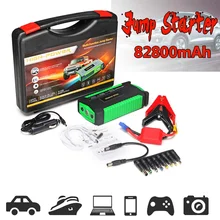 Многофункциональное пусковое устройство 82800mAh 12V 600A 4USB, портативное автомобильное зарядное устройство, пусковое устройство