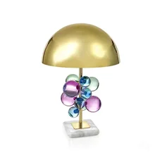 Современная разноцветная Хрустальная купольная лампа, модельная комната, роскошная гостиная, спальня, детская комната, лампа