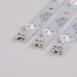Faixas de retroiluminação de led de 620mm cabeça de lâmpada de 7 lâmpadas para philips 32pht4101/60//12 para barras led lg 32lj500v