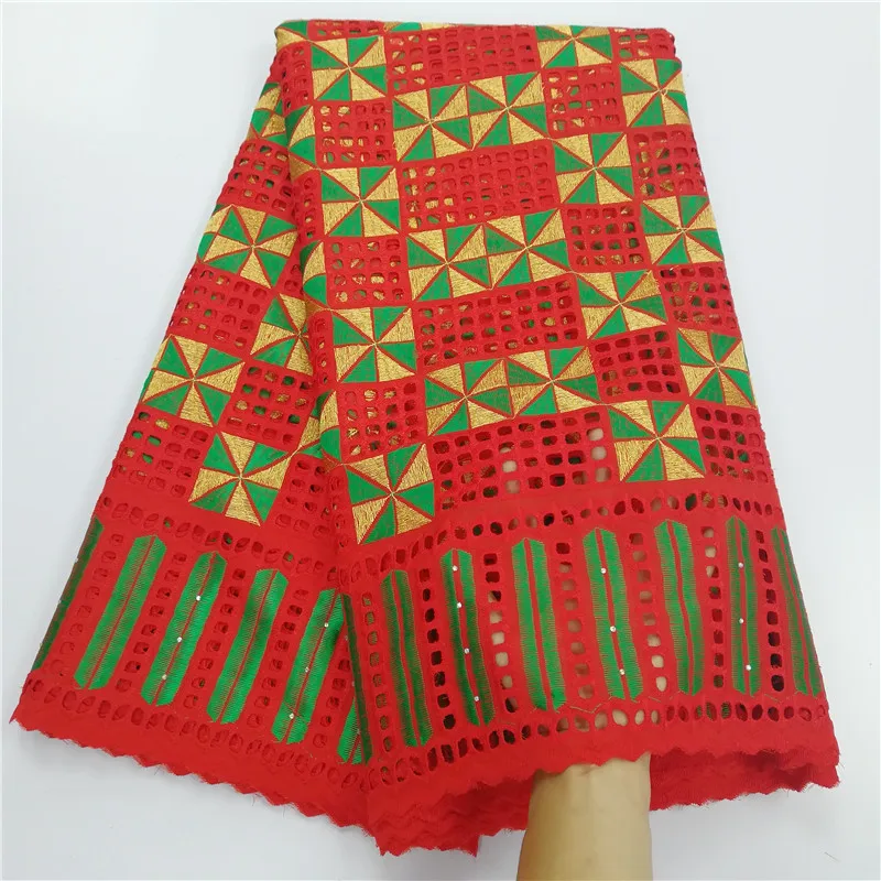 

Swiss lace fabric 2019 heavy beaded embroidery African lace fabrics 100% cotton Swiss voile lace in Switzerland With stones 9L13