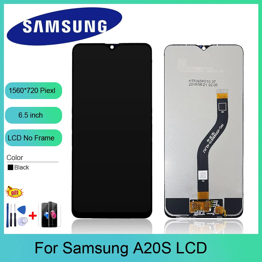 6 5 ''Оригинальный ЖК-дисплей с ТПУ чехол для телефона Samsung Galaxy A20s A207 A2070 SM-A207F