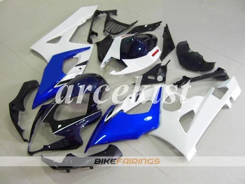 

Injection New ABS Motorcycle Full Fairings Kit Fit For SUZUKI GSX-R1000 K5 2005 2006 05 06 GSXR1000 body set Custom Blue white