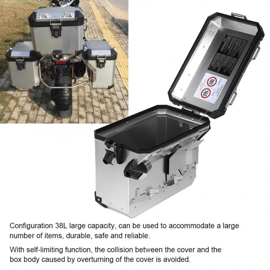 Автомобильный багажник Лифт мотоциклетная коробка для хранения багажа боковая коробка для хранения 38L подходит для R1200GS/ADV- автомобилей
