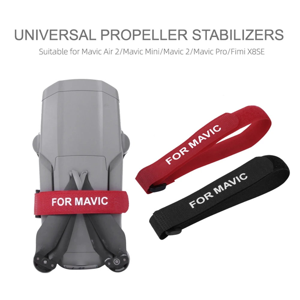 2x UAV Propeller Stabilizer Fixing Tape Straps Drone Blade Holder Fixed Stabilizers Protective for DJI Mavic Air 2/Mavic Mini |