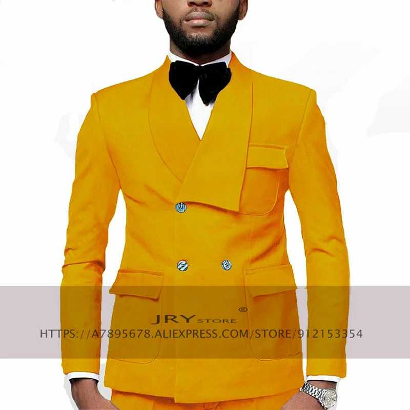 

Мужской двубортный Блейзер и брюки, деловой пиджак и брюки, смокинг, приталенные штаны