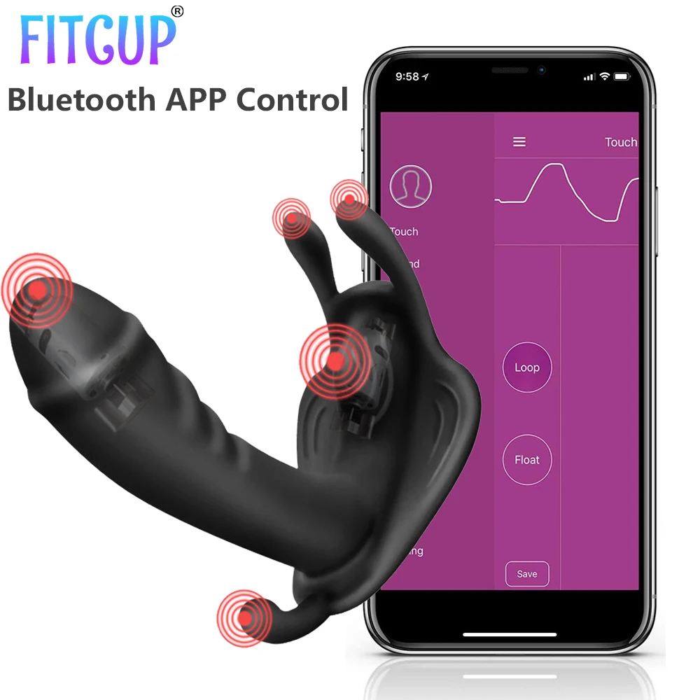 Butterfly Dildo Vibrators For Women Panties Wearable Bluetooth APP Remote Control Clit Stimulation Female Masturbation Sex Toys | Красота и