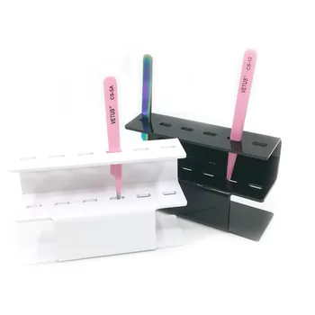 

1set Professional Eyelash Extension Stand Acrylic Tweezers Storage Holder Pen Rack Display Stand Storage Organizer Tools