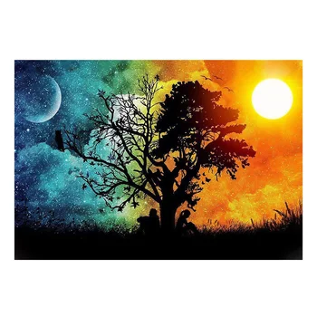 

DIY 5D Diamond Painting Full Square Color Moon Sun Cross Stitch Mosaic Picture Rhinestones Diamond Embroidery DIY Decoration