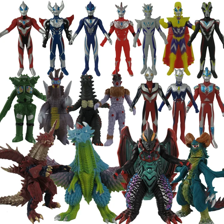 

Ultraman Geed Zero Battle Kaiju Belial Soft Rubber Monsters Action Figures Model Altman Kids Christmas Gifts