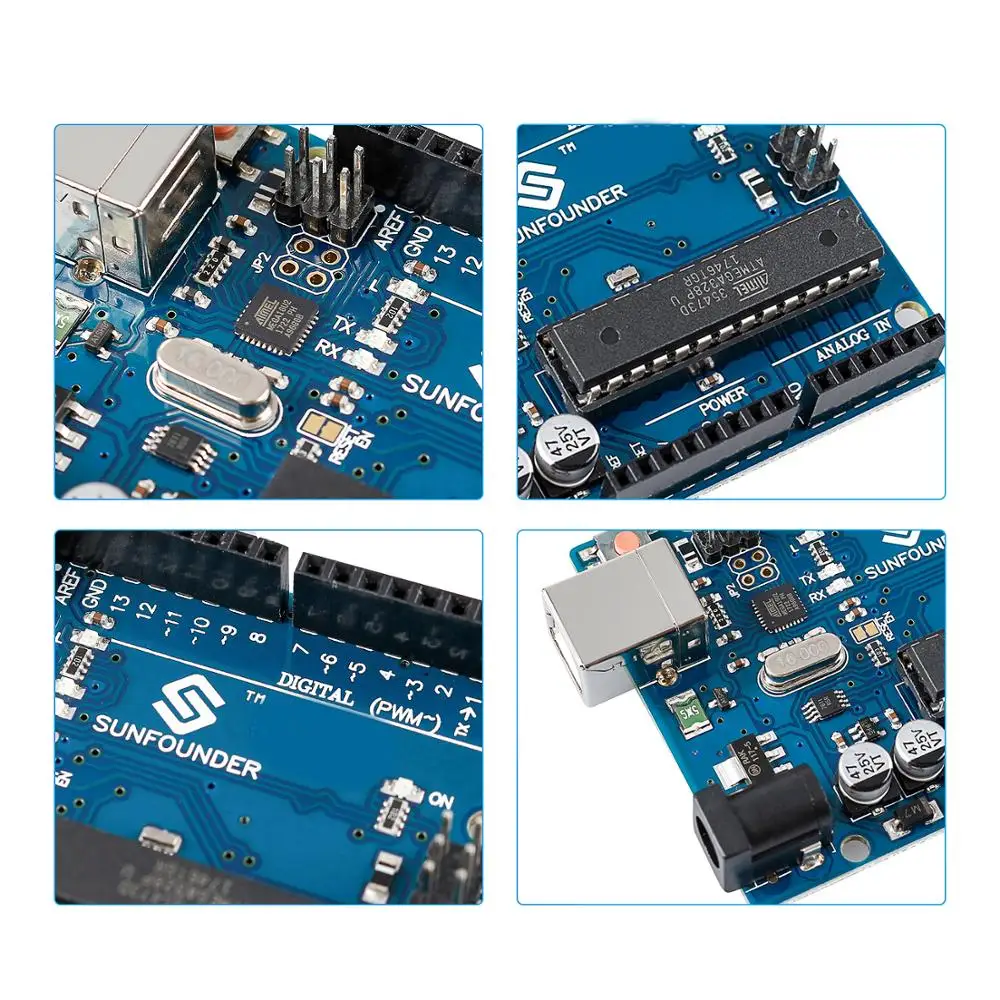 Sunfower Uno R3 для Arduino ATMEGA328P ATMEGA16U2