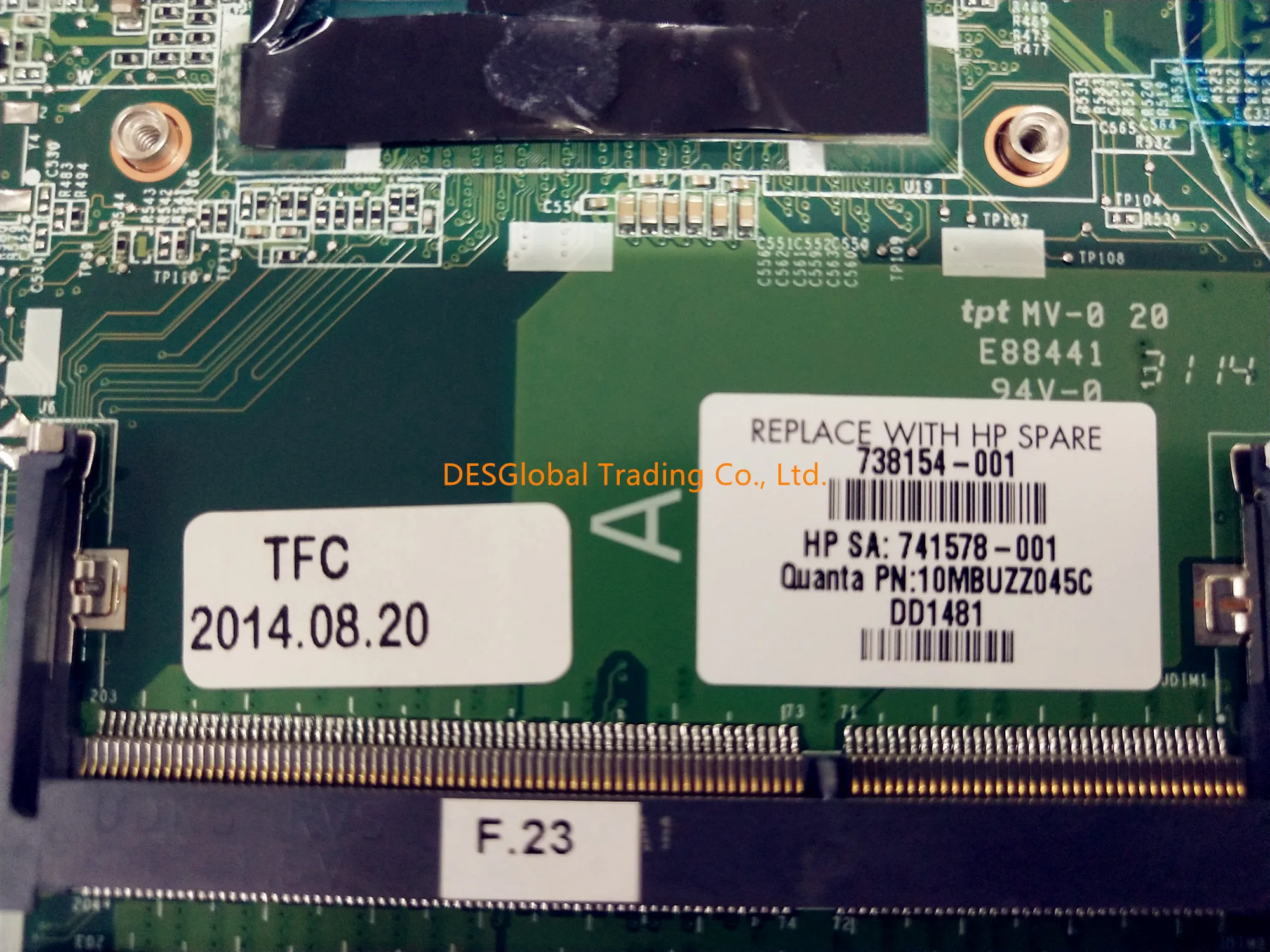 discounted  738154-001 741578-001 U82 For Pavilion 14n 14-N Laptop Motherboard DA0U82MB6D0 Mainboard I7-4500U S