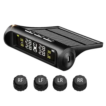 

Solar Wireless Tire Pressure Monitor Tpms Tire Pressure Monitoring System Tire Pressure Sensor Tire Pressure Monitor External
