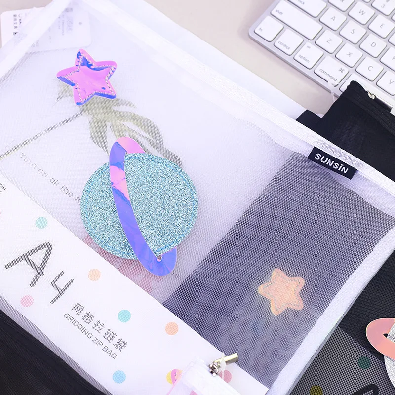 

A4 A5 A6 File Bag Phantom Planet Document Bag File Folder Stationery Filing Production School Office Supply