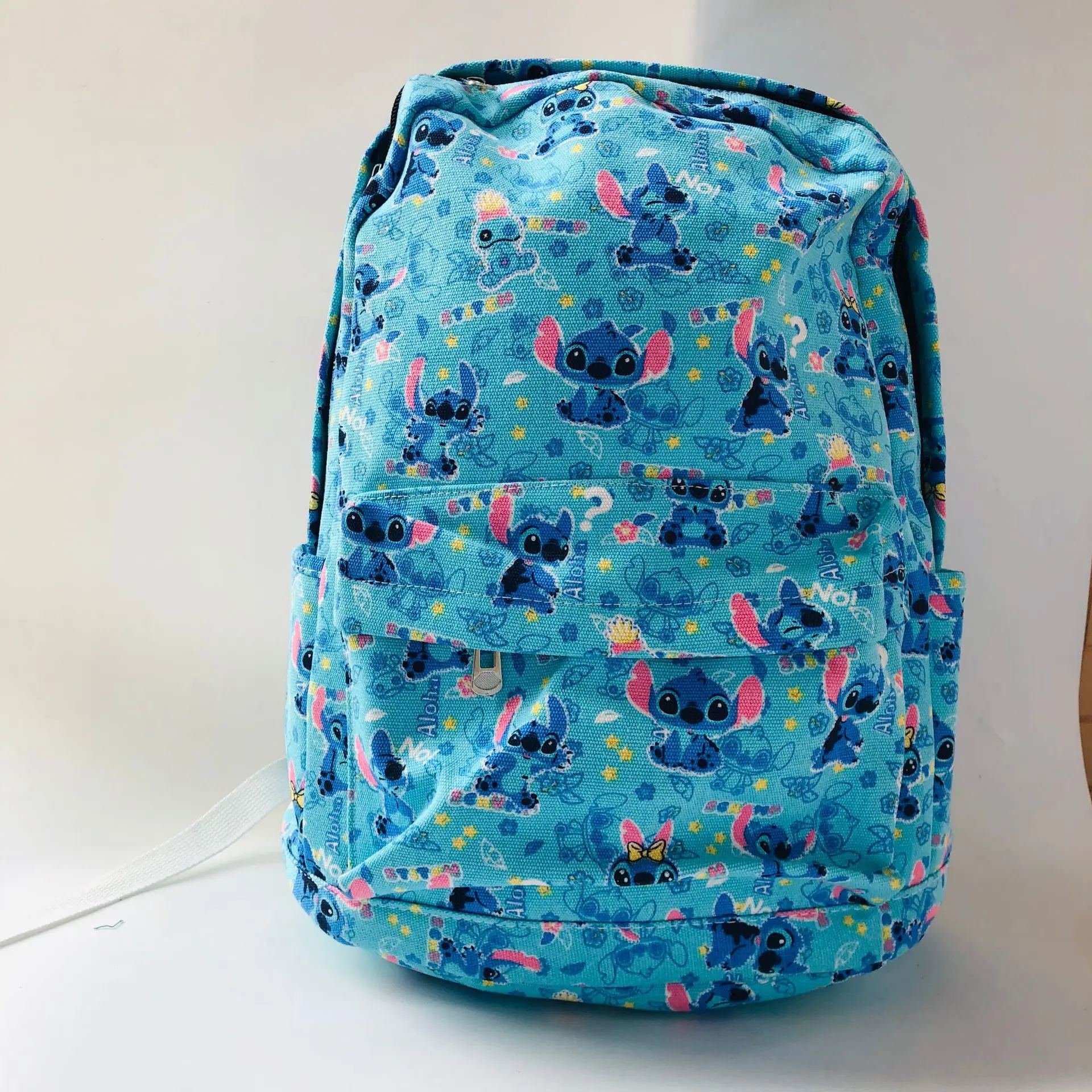 Новая звезда детская тематика «Лило и Стич» мультфильм холщовый рюкзак дорожный плюш Вес: 450 г Материал: Холст Размер: 15*29*40 см сумка в виде котенка