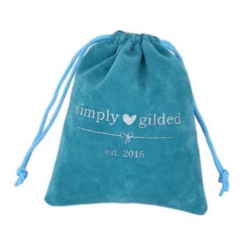 

Simulation buckskin storage bag for suede makeup / necklace / earrings / lipstick / eye mask / lashes custom logo drawstring bag