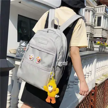 

School Bag Backpack Transparent Clear Kids Bags For Girls Teenager Fashion Laptop Women Bookbags To Girl Backpacks Female Oxford