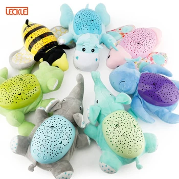 

Novelty Luminous Toys Night Light Stars Projector Baby Toys For Children Sleep With Colorful Light Luminous Music Animals Lamp