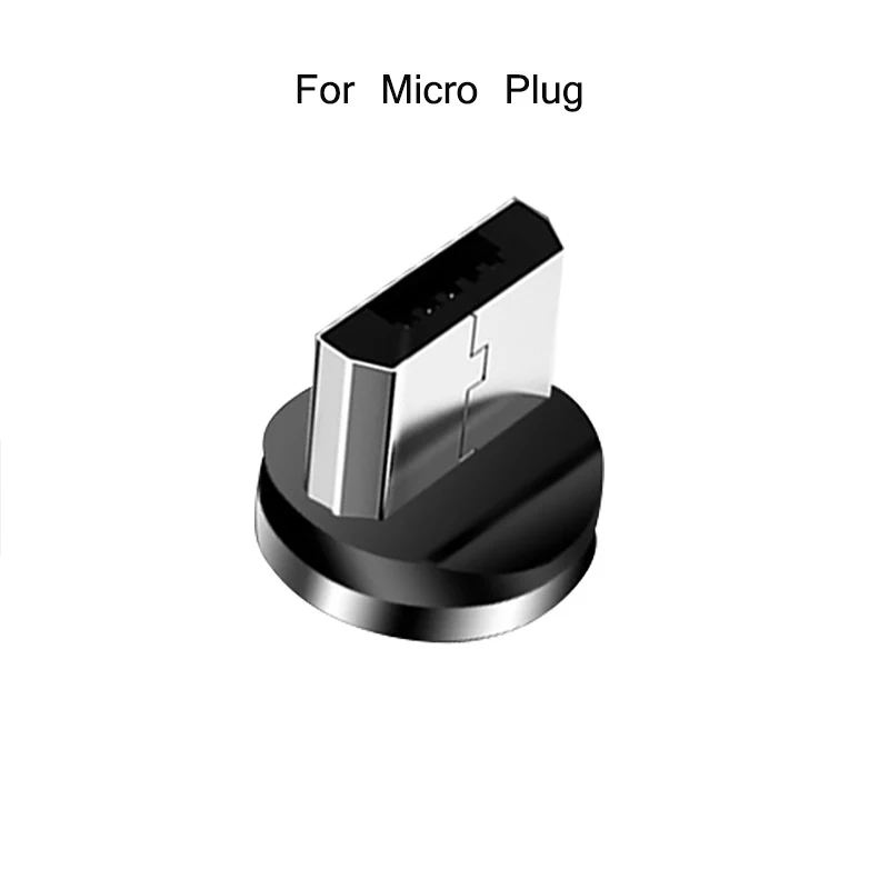 Only Micro Plug Магнитный адаптер Быстрая зарядка для Xiaomi mi 9 Lite красный mi type C Android штекер для samsung huawei Адаптерный Магнит данных - Цвет: Only Micro Plug