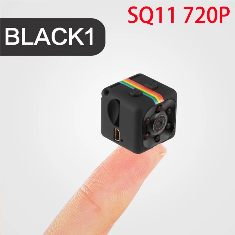 SQ11 720P Black Мини-камера FX01 HD 1080P с датчиком ночного видения, видеокамера, движения, DVR, микро камера, Спортивная DV видео, маленькая камера, Cam Sq11 720p - Цвет: SQ11 720P Black