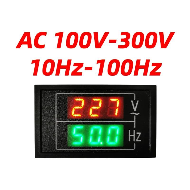 Voltmeter Frequence DL85 измеритель напряжения и тока, измеритель переменного тока, светодиодный вольтметр, амперметр, AC50-500V, 100A, двойной дисплей, измеритель напряжения и тока, измеритель частоты - Цвет: Voltmeter Frequence