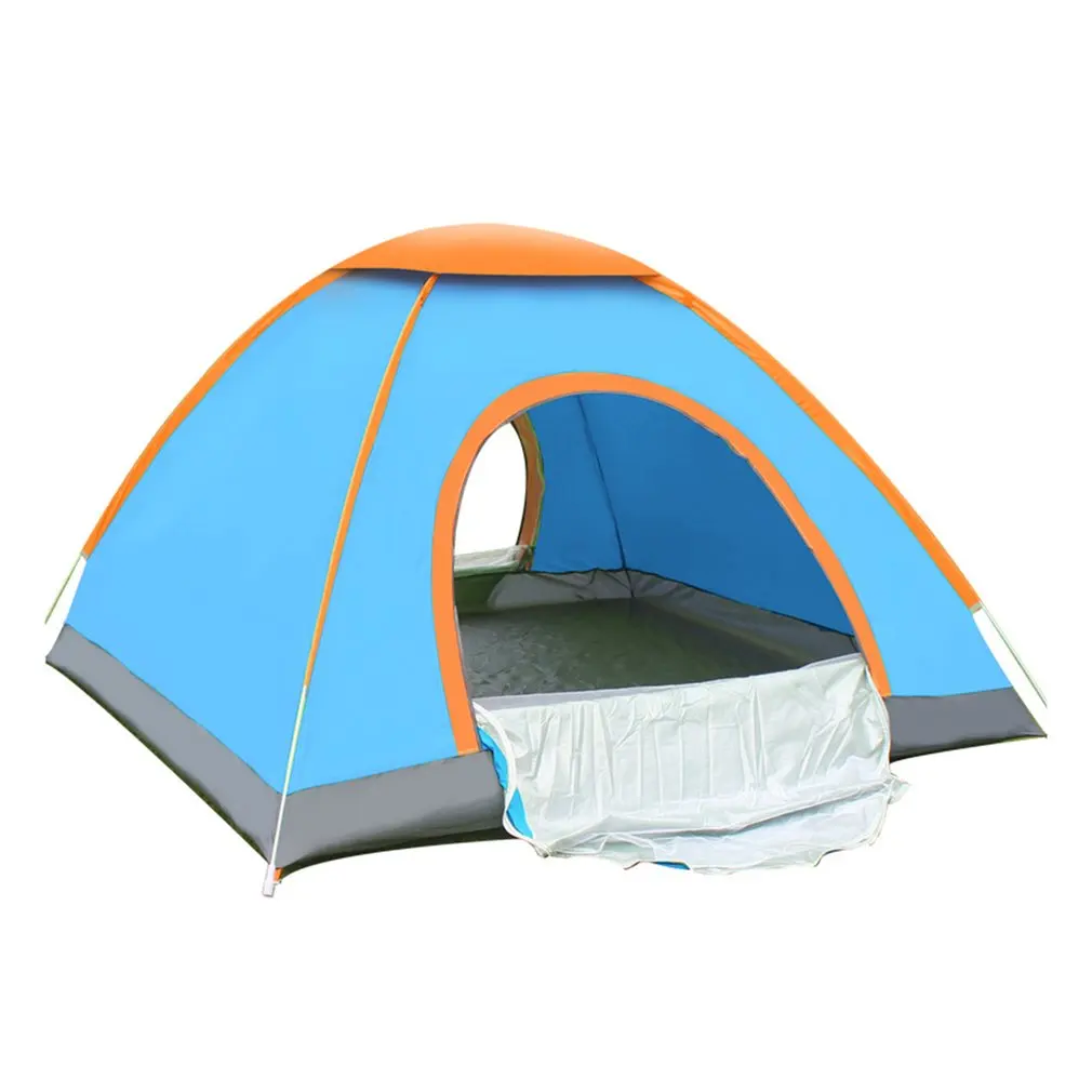 

Outdoor Lazy Tents Portable 3-4 Person Automatic Tent Fast Folding Waterproof Anti-UV Hand Throwing Tent Beach Camping Tent