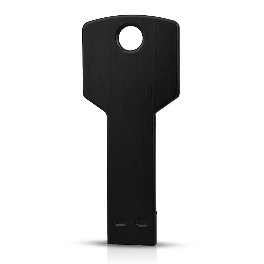 Черный J-бокс металлический ключ 8 ГБ USB флеш-накопитель USB 2,0 флеш-накопитель для хранения компьютера ноутбука планшета Mac Multicolors - Цвет: Черный